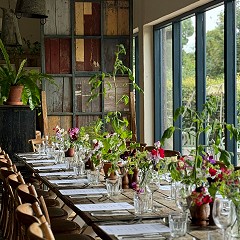 Dinner Table at The Green Barn