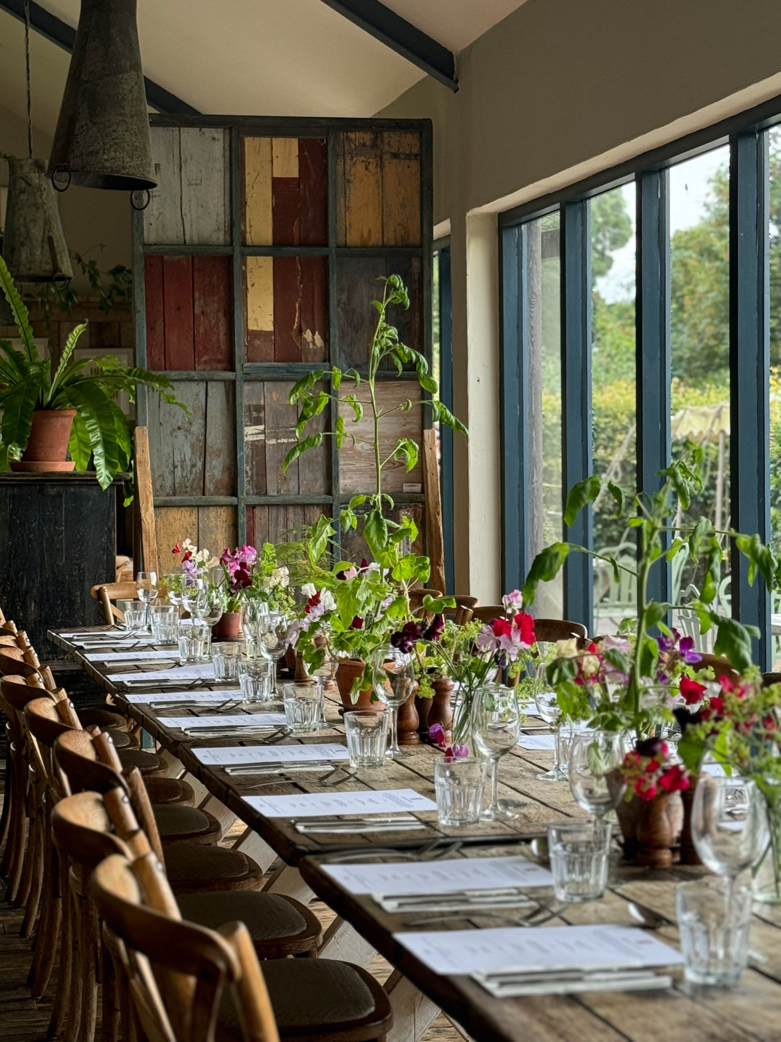 Dinner Table at The Green Barn
