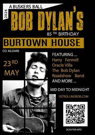 A Buskers Ball Bob Dylan is 85 in May 2026.