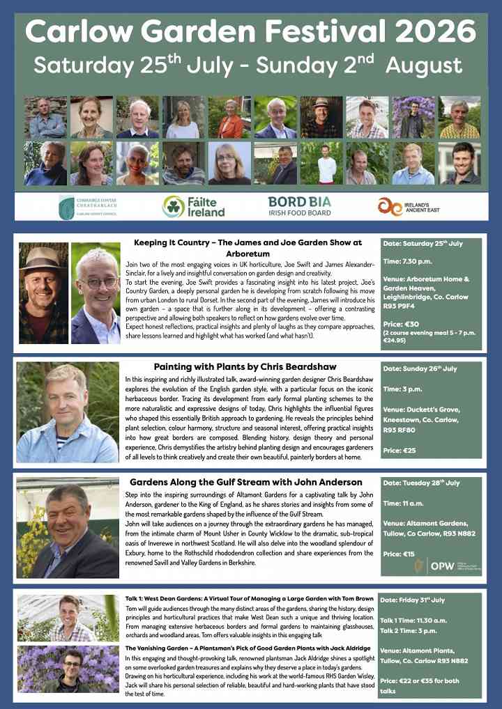 Carlow Garden Festival Flyer