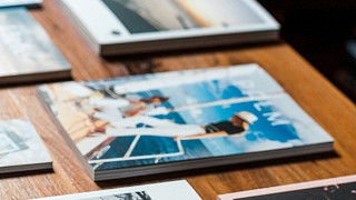 magazines on table