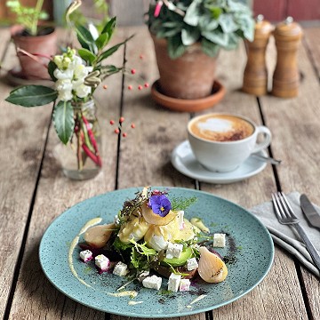 Poached Eggs, Avocado, Feta and Sourdough