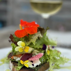 Garden bruschetta  from our Tapas Menu at The Green Barn