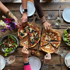 Wood Fired Pizza at The Green Barn