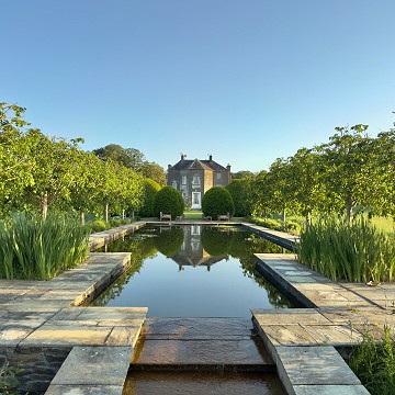 Rear Facade of Burtown House with Natural Pool